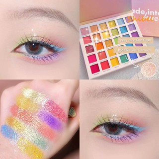 ขายดี_อายแชโดว์พาเลท กลิตเตอร์ เนื้อแมตต์ กันน้ํา 30 สี สําหรับผู้หญิง