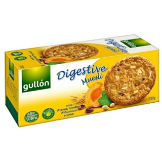 กูยอง บิสกิตไดเจสทิฟมูสลี Gullon Museli Digestive Biscuit 230g
