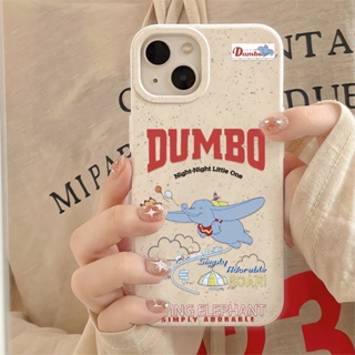 เคสโทรศัพท์มือถือแบบนิ่ม ลายก้อนเมฆ ดัมโบ้ สีขาว สําหรับ iphone 14promax 11 13 12 7 8 Plus X XR XSMax