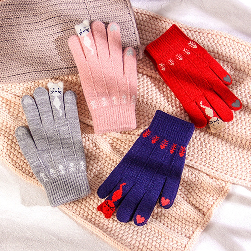 b-398-winter-women-cute-cartoon-touch-screen-gloves-finger-knitted-mittens