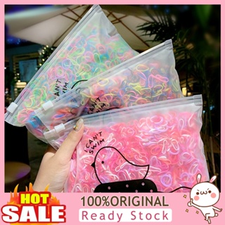 [B_398] 1000Pcs/Bag Women Disposable Colorful Hair Ties Ropes Ponytail Holders