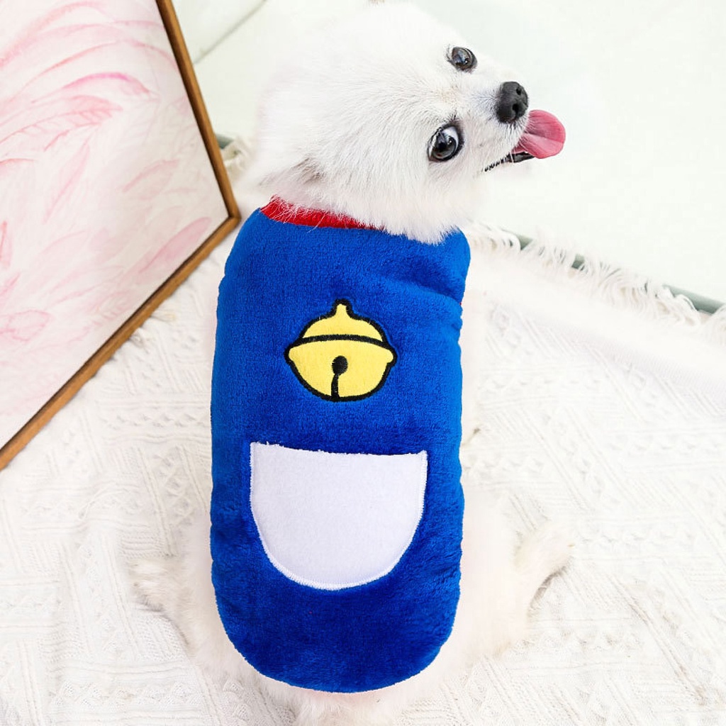b-398-pet-shirt-bell-pattern-warmth-skin-friendly-thickened-dog-cats-vest-outfit-for-winter