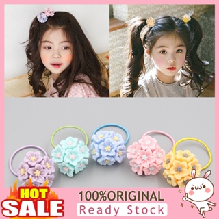 [B_398] Girl Fashion Bright Color Decor Hair Rope Band Scrunchy Ponytail Holder