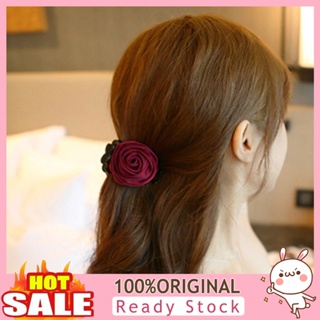 [B_398] Hair Clip Roes Flower Sturdy Elegant Rose Flower Hair Claws for Gift