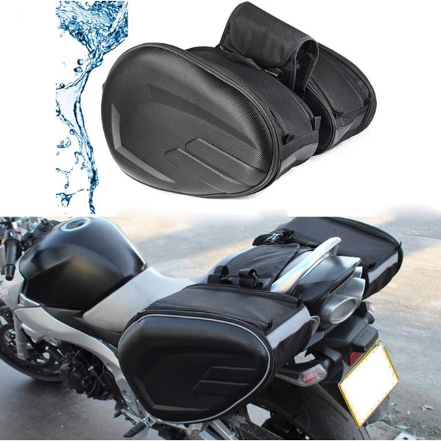 กระเป๋าอานรถมอเตอร์ไซค์-motorcycle-saddle-bags-กระเป๋าข้างรถ-ความจุกระเป๋า-36-58ลิตร