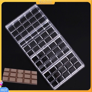 (Bakilili) Chocolate Bar Maker DIY Mold Hard PC Ice Cube Candy Tray Kitchen Baking Tool