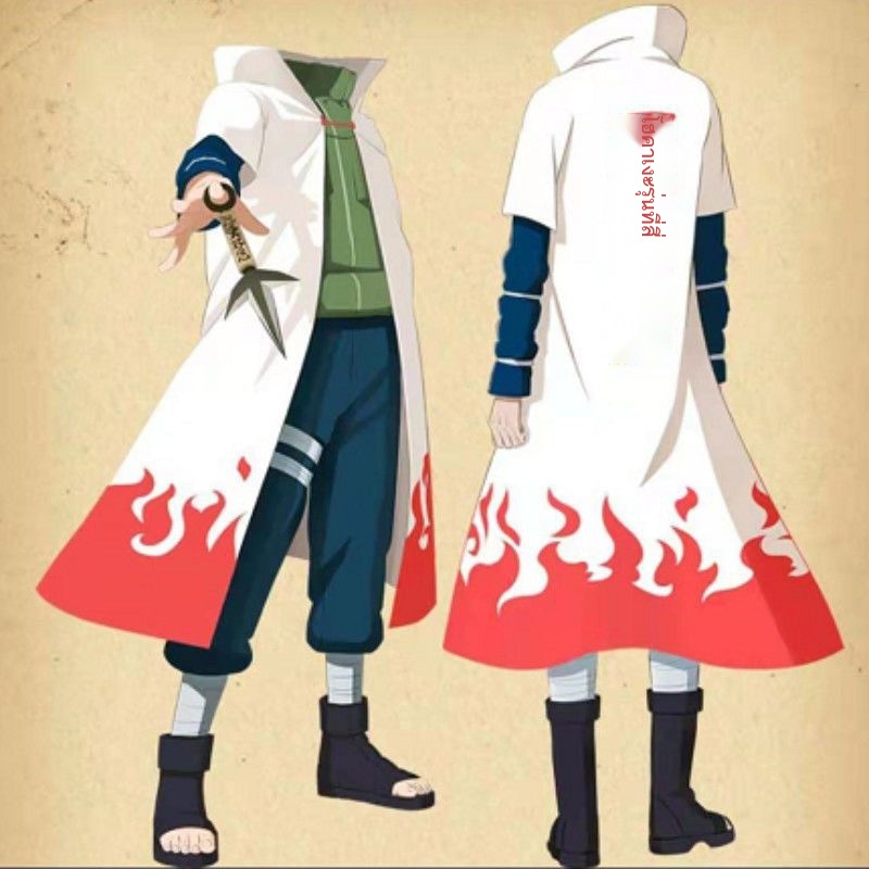 เสื้อคลุม-naruto-yondaime-hokage-uzumaki-naruto-hatake-kakashi-akatsuki-hoozuni-suigetsu-cape