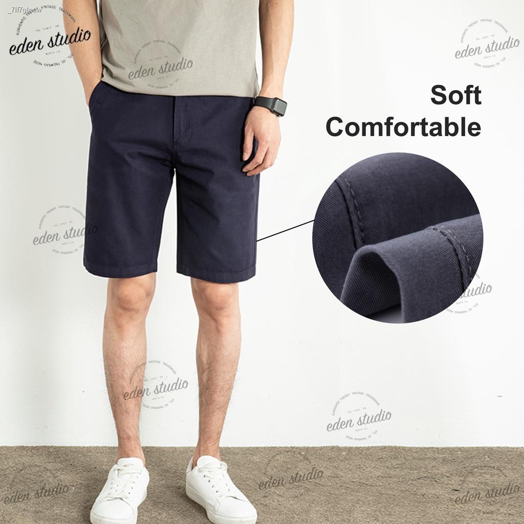 ประเทศมาเลเซีย SpotCOD 100 Cotton Seluar Celana Pendek Lelaki Short