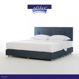 Midas เตียงนอนพร้อมฐาน รุ่น Mibed 3 หุ้มผ้า Microfibre ส่งฟรี