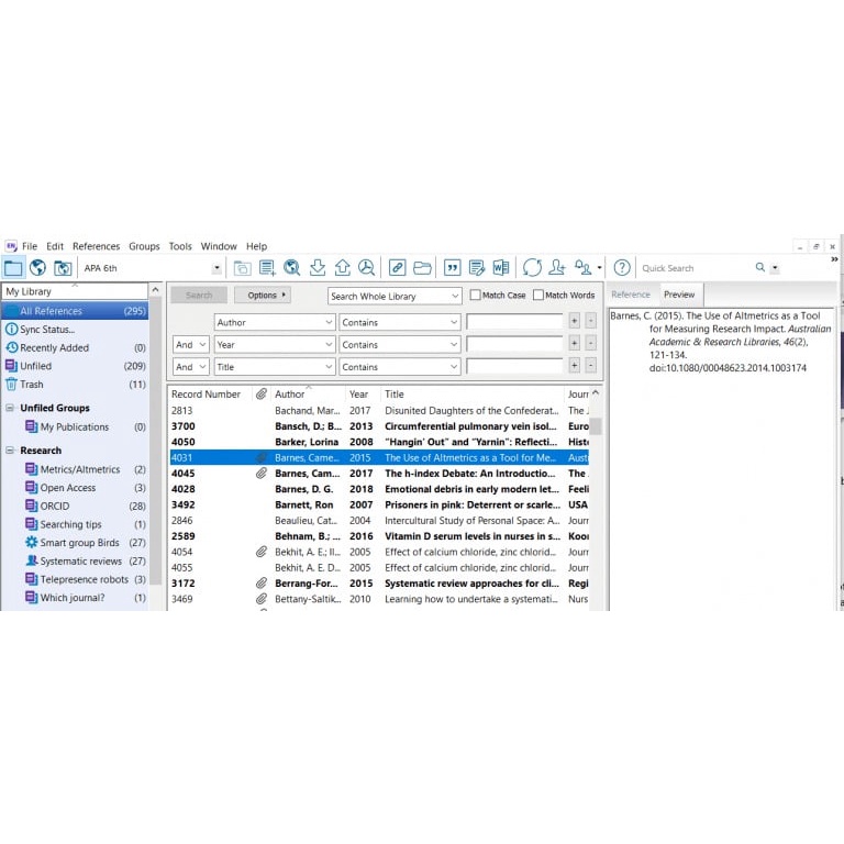 โปรแกรม-endnote-x9-3-1-full-win-โปรแกรมจัดการข้อมูลบรรณานุกรม