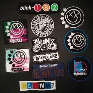 blink-182 วงดนตรี อาร์มติดเสื้อ ตัวรีดติดเสื้อ งานปัก งานdiyมี11แบบ