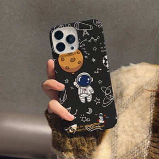 ฟิล์มแข็ง สําหรับ iphone 14 pro Max 11 13 12 7Plus 8 X XS Max แฟชั่น นักบินอวกาศ ดาวเคราะห์ เคสโทรศัพท์