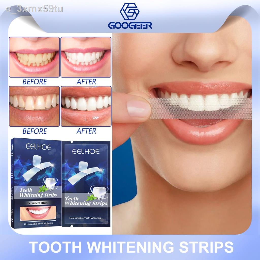 EELHOE Teeth Whitening Strips Tooth Cleaning Oral Hygiene Professional Bleaching Tape Teeth