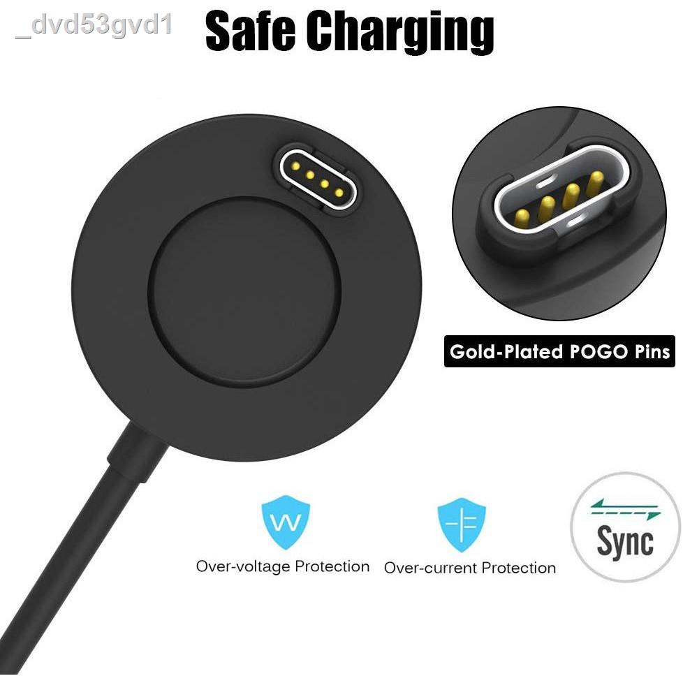 Lot De 2 Câbles Chargeurs Pour Garmin - Compatible Fenix 6/7, Forerunner, Vivoactive, Venu - Longueur 1m - 3