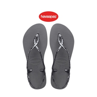 สินค้า Havaianas รองเท้าแตะ Luna Premium II Sandals Grey รุ่น 41470095178GYXX (รองเท้าผู้หญิง รองเท้า รองเท้าแตะหญิง)