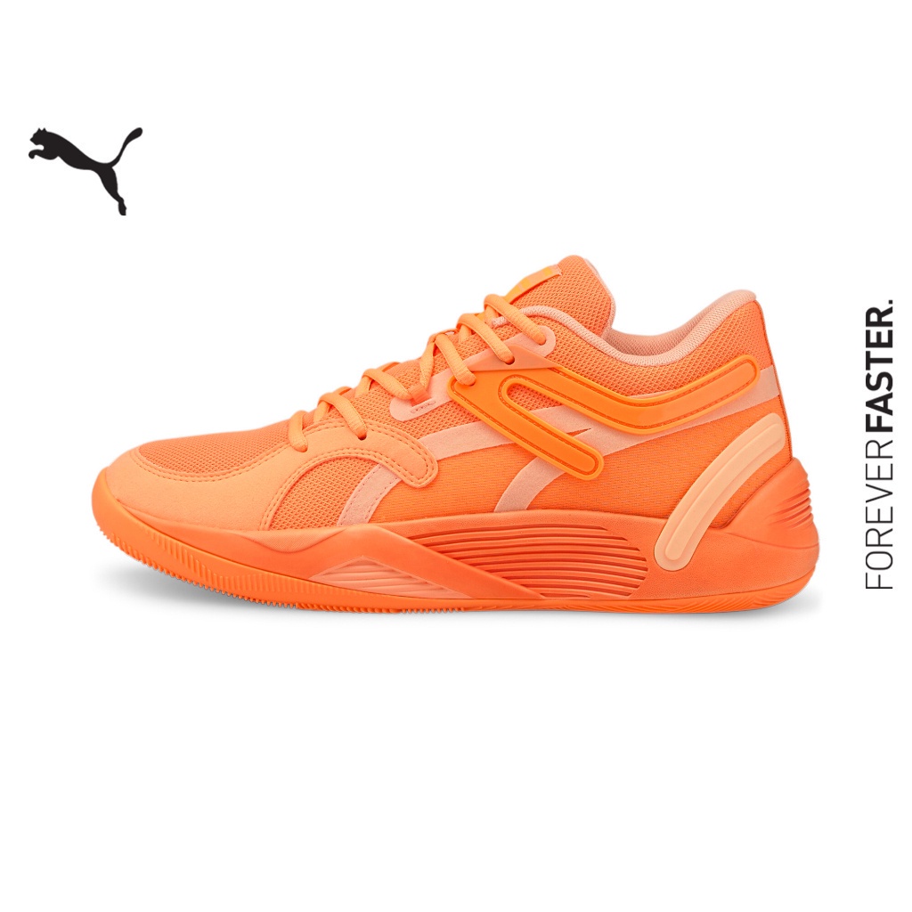 ราคาและรีวิวPUMA BASKETBALL - รองเท้า TRC Blaze Court Basketball Shoes สีส้ม - FTW - 37658202