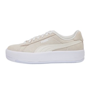 PUMA BASICS - รองเท้าผ้าใบผู้หญิง Lily Platform SD สีขาว - FTW - 38773901