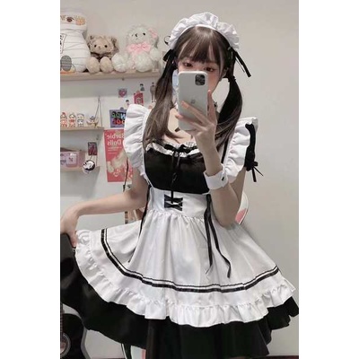 ห้องส่วนตัวชุดชั้นในน่ารัก-cos-เซ็กซี่บริสุทธิ์โลลิต้าพลัสไซส์ชุดแม่บ้านชุดแม่บ้านน่ารัก