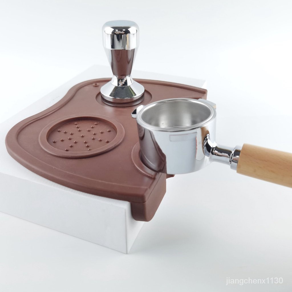 รองแทมเปอร์-ยางรองแทมเปอร์-coffee-tamper-mat-ยางรองกดกาแฟ-ยางรองโต๊ะกดกาแฟ-s-m-l-ag666