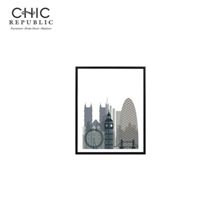 CHIC REPUBLIC BIG BEN II/40x50,ภาพติดฝาผนัง - สี หลากสี