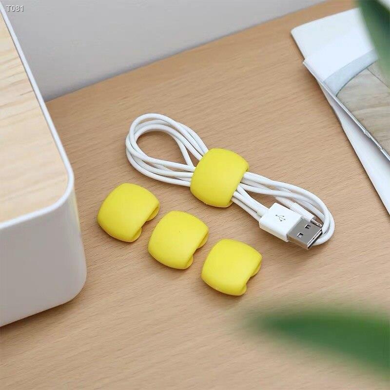 random-color-portable-earphone-data-cable-storage-buckle-organizer-collection