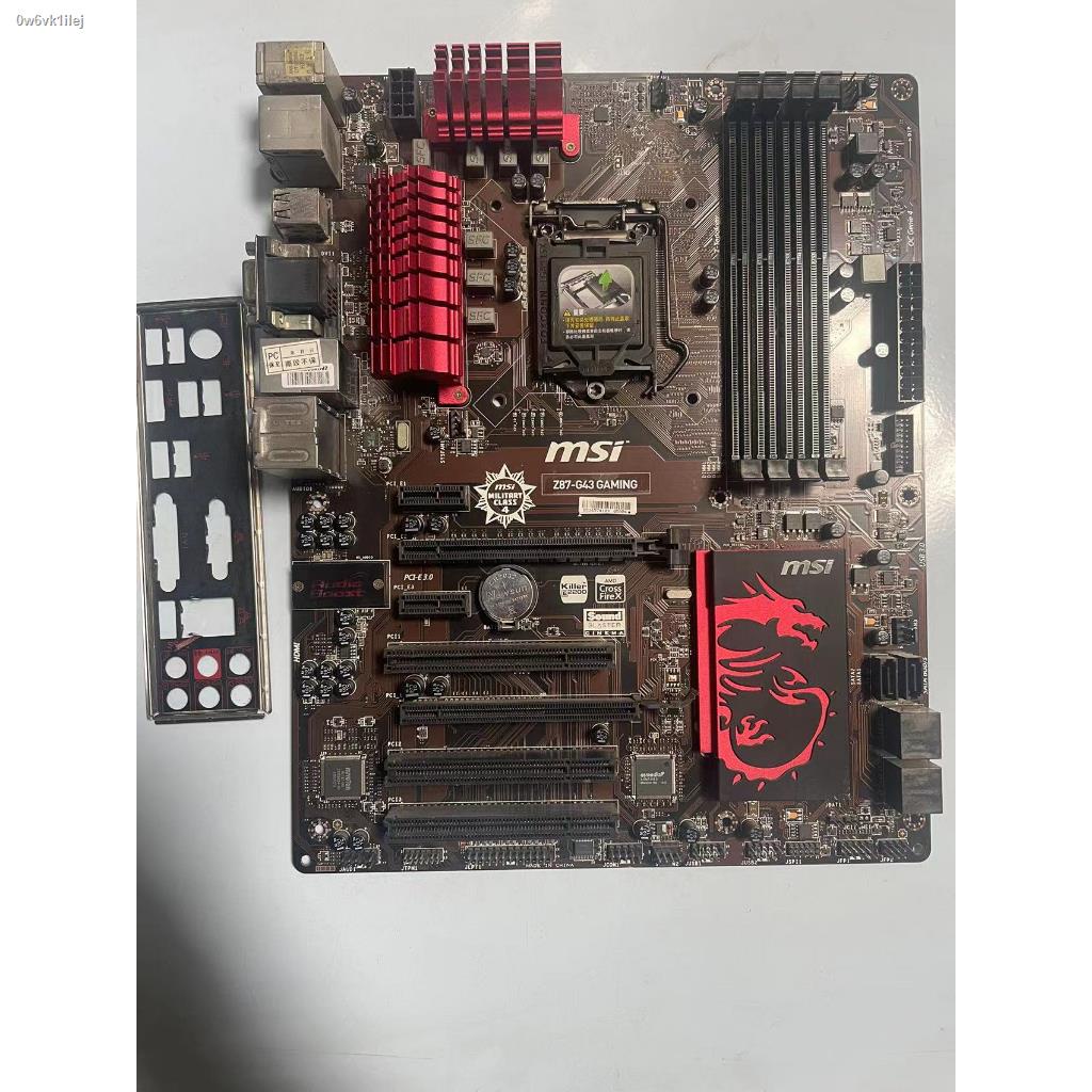 MSI Z87G43 GAMING Desktop motherboard LGA 1150 DDR3 for i3 i5 i7 cpu