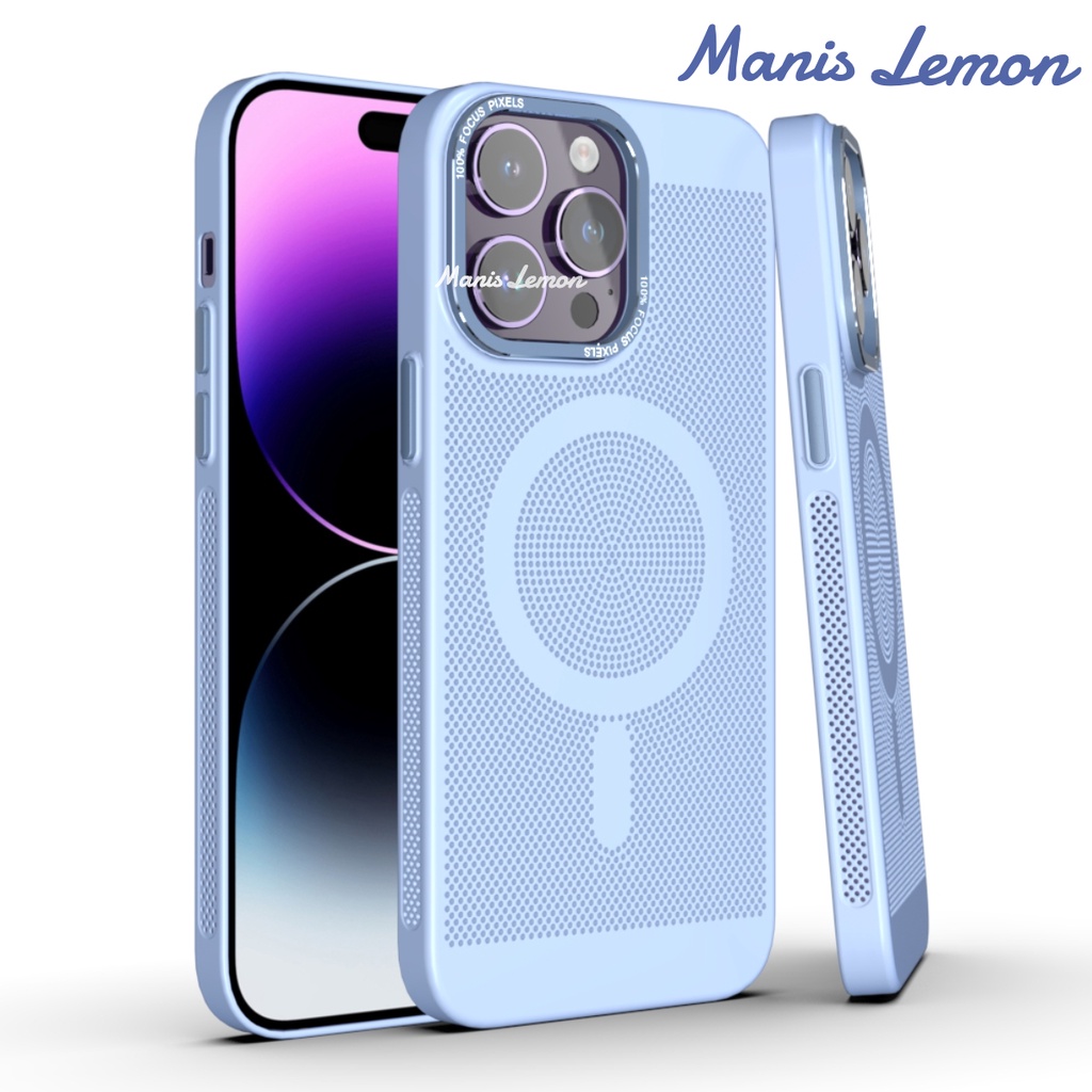 Manis Lemon เครื่องปรับอากาศ Magnetic Case for iPhone 15 14 13 12 Pro ...