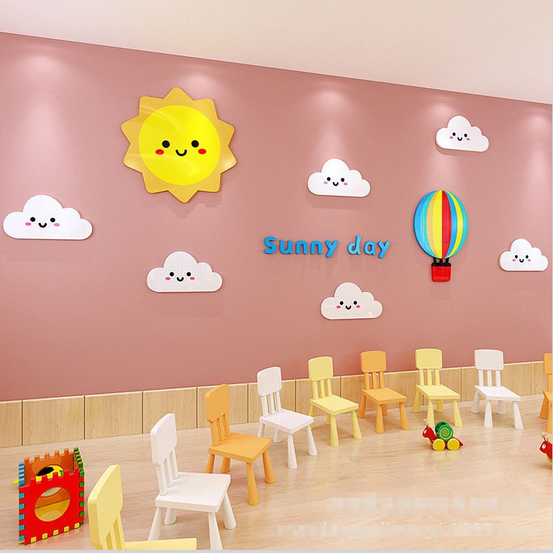 rainbow-clouds-3d-acrylic-wall-sticker-painting-girl-bedroom-wall-decoration-sticker