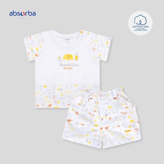 แอ็บซอร์บา (แพ็ค 1 ชุด) ชุดเสื้อแขนสั้น กางเกงขาสั้น คอลเลคชั่น Mon Bebe สำหรับเด็กอายุ 6 เดือน - 2 ปี