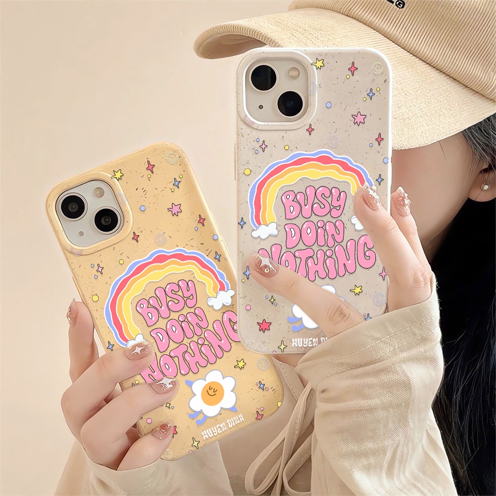 เคสโทรศัพท์มือถือ-ป้องกันกระแทก-ลายดอกไม้-สีรุ้ง-สําหรับ-iphone-14-pro-max-11-13-12-7-8-plus-x-xr-xsmax