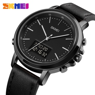 SKMEI Round Pointer Digital Watch Fashion Simple Style Business Watch