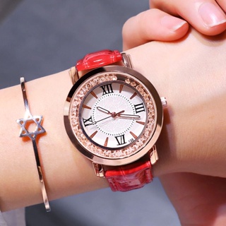 SRE Rose Gold สไตล์เกาหลี Simple Trend Fashion Ladies Watch