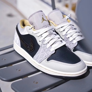 ♠♘รองเท้าผ้าใบ nike△【นำเข้าจากต่างประเทศ】Jordan Air Jordan 1 Low SE 