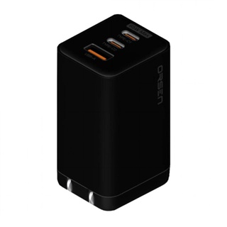 Eloop Orsen C12 หัวชาร์จ 2Type-C/1USB 65W Gan PD4.0 Adapter สำหรับ โทรศัพท์มือถือ แท็บเล็ต