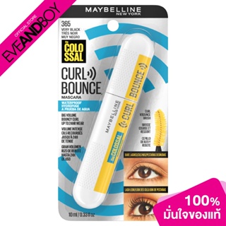 MAYBELLINE - The Colossal Curl Bounce Waterproof Mascara #Very Black (10 ml.) มาสคาร่าสีดำ