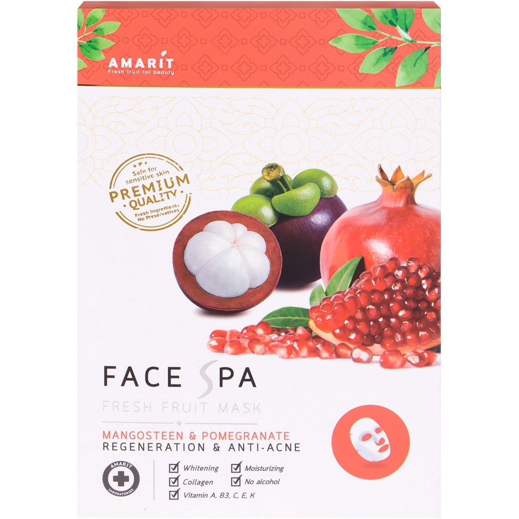 amarit-fresh-fruit-mask-regeneration-and-anti-acne-25ml-แผ่นมาส์กหน้า