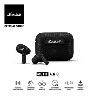 พร้อมส่ง🚚MARSHALL MOTIF A.N.C BLACK M14 (หูฟังตัดเสียงรบกวน, หูฟังบลูทูธไร้สาย, หูฟังบลูทูธ) หูฟังไร้สาย มาร์แชล