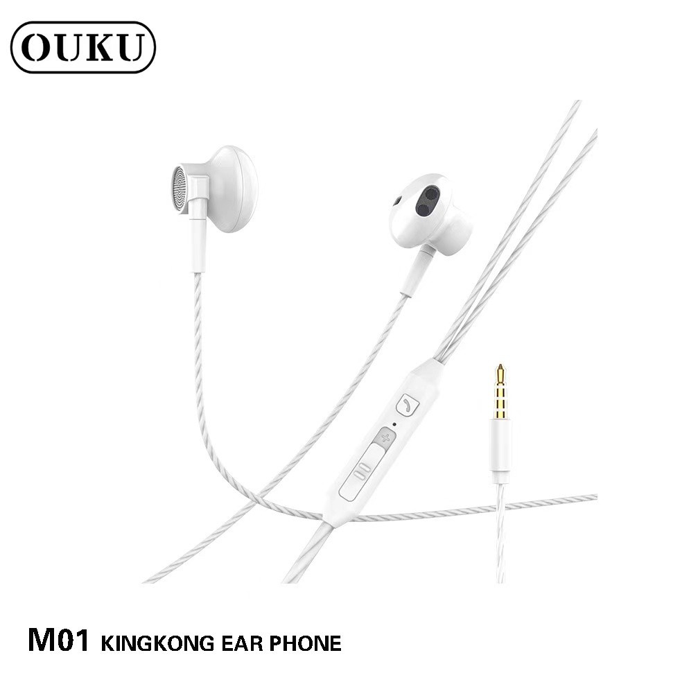 ouku-m01-หูฟัง3-5รุ่นใหม่เสียงดี-ราคาถูก-รูปทรงearphone-ดีไซน์สวยงามทันสมัย-รุ่นใหม่ล่าสุด-พร้อมส่ง