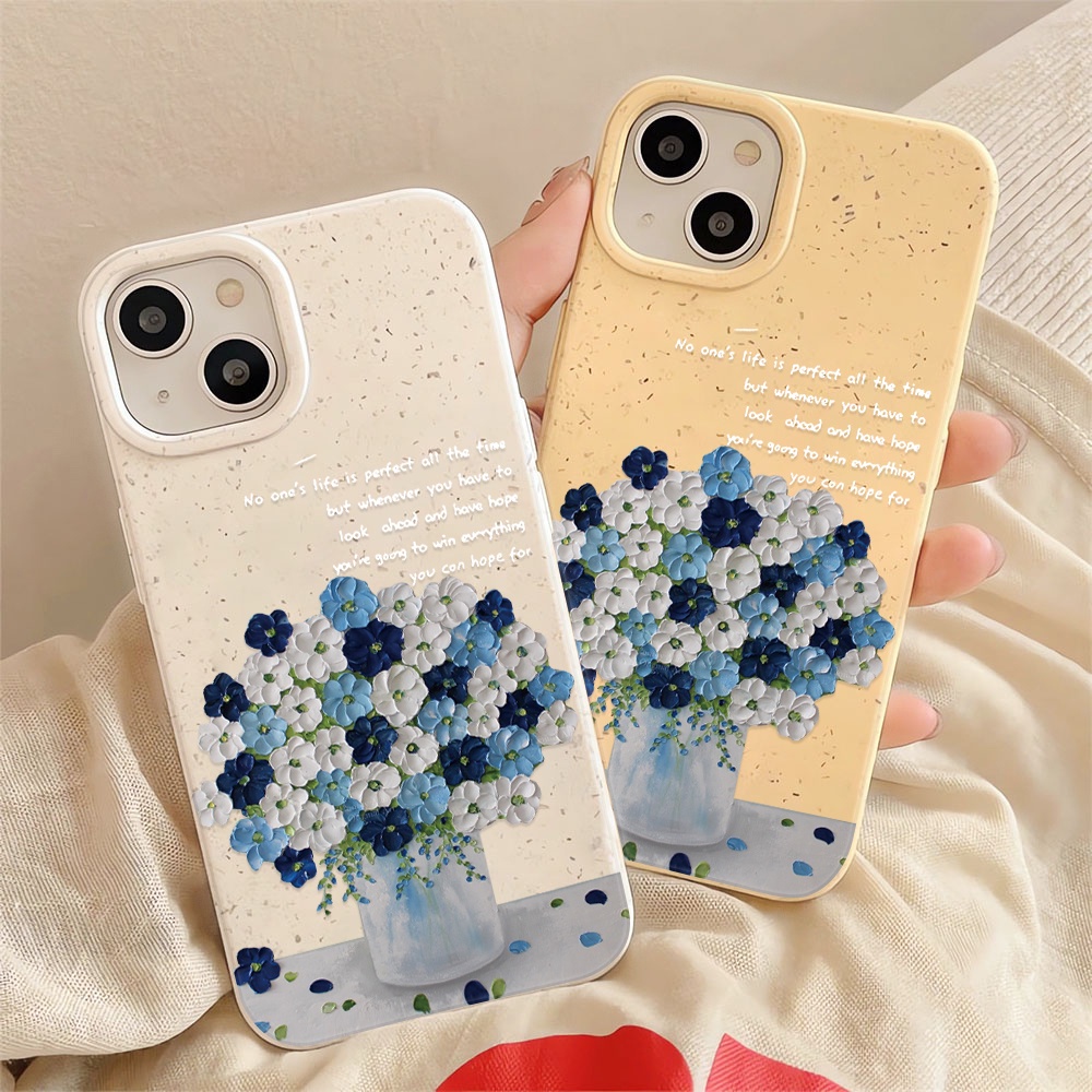 เคสโทรศัพท์มือถือ-กันกระแทก-ลายดอกไม้-สีขาว-สําหรับ-iphone-14promax-11-13-12-7-8-plus-x-xr-xsmax