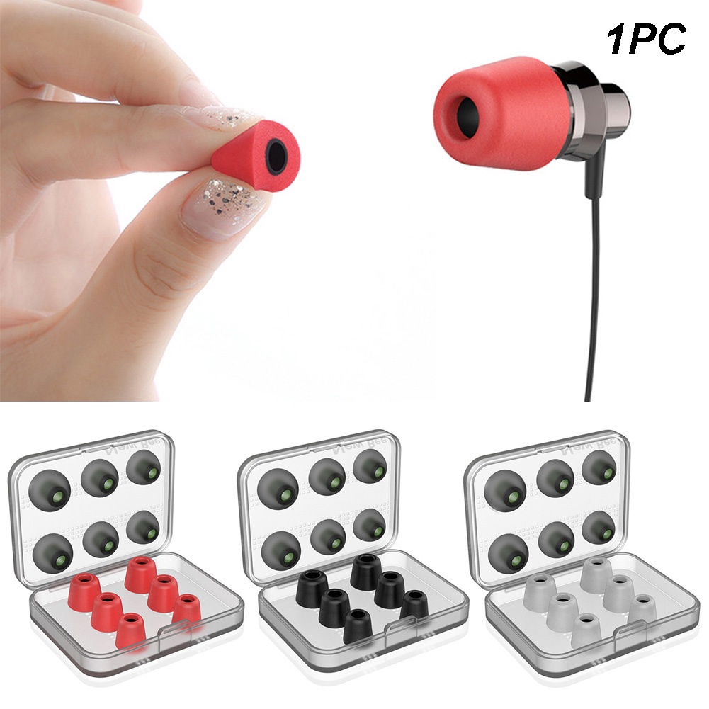 ღღ6 Pairs Replacement Earplug Memory Foam Noise Isolating In-Ear ...