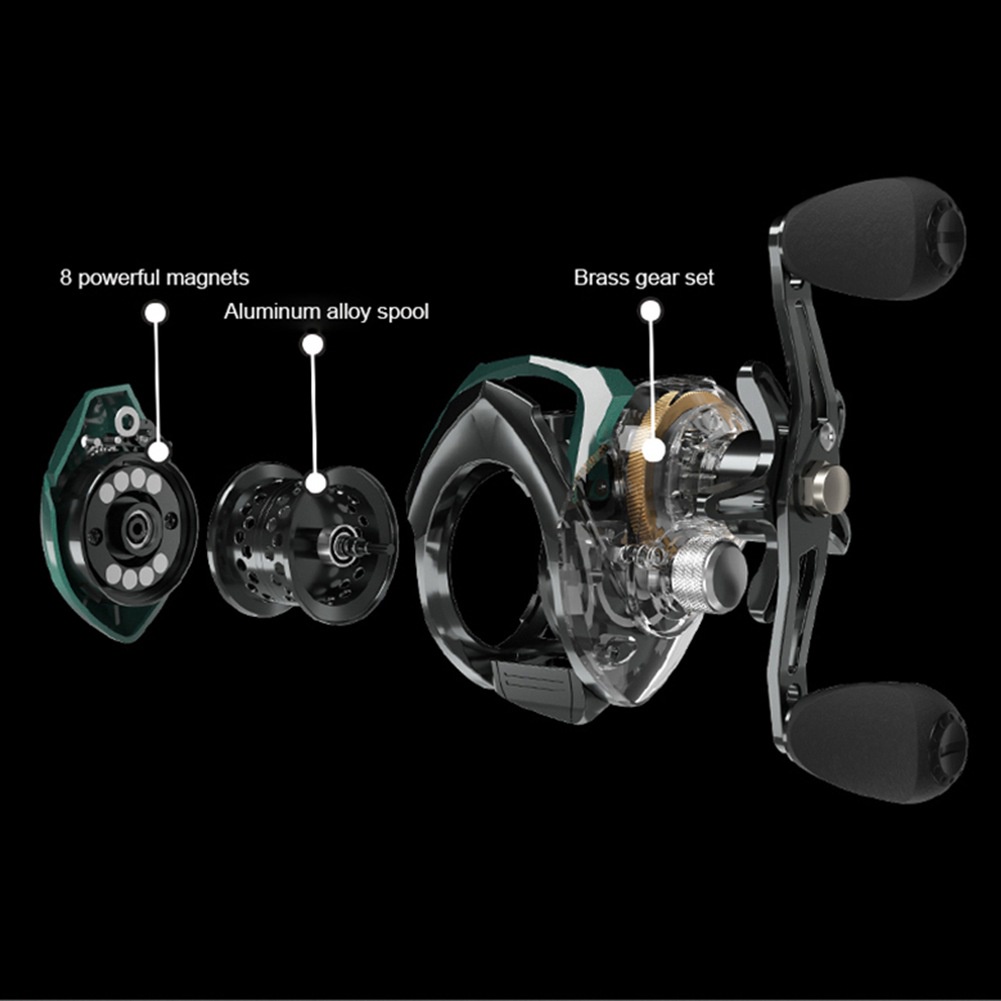 ชิ้เบทคาสติ้งรอกหมุน10-15kg-max-ลากรอกตกปลาน้ำหนักเบา7-2-1-ratio-เบรกแม่เหล็กรอกตกปลารอกหยดน้ำยาวอุปกรณ์รอกตกปลา