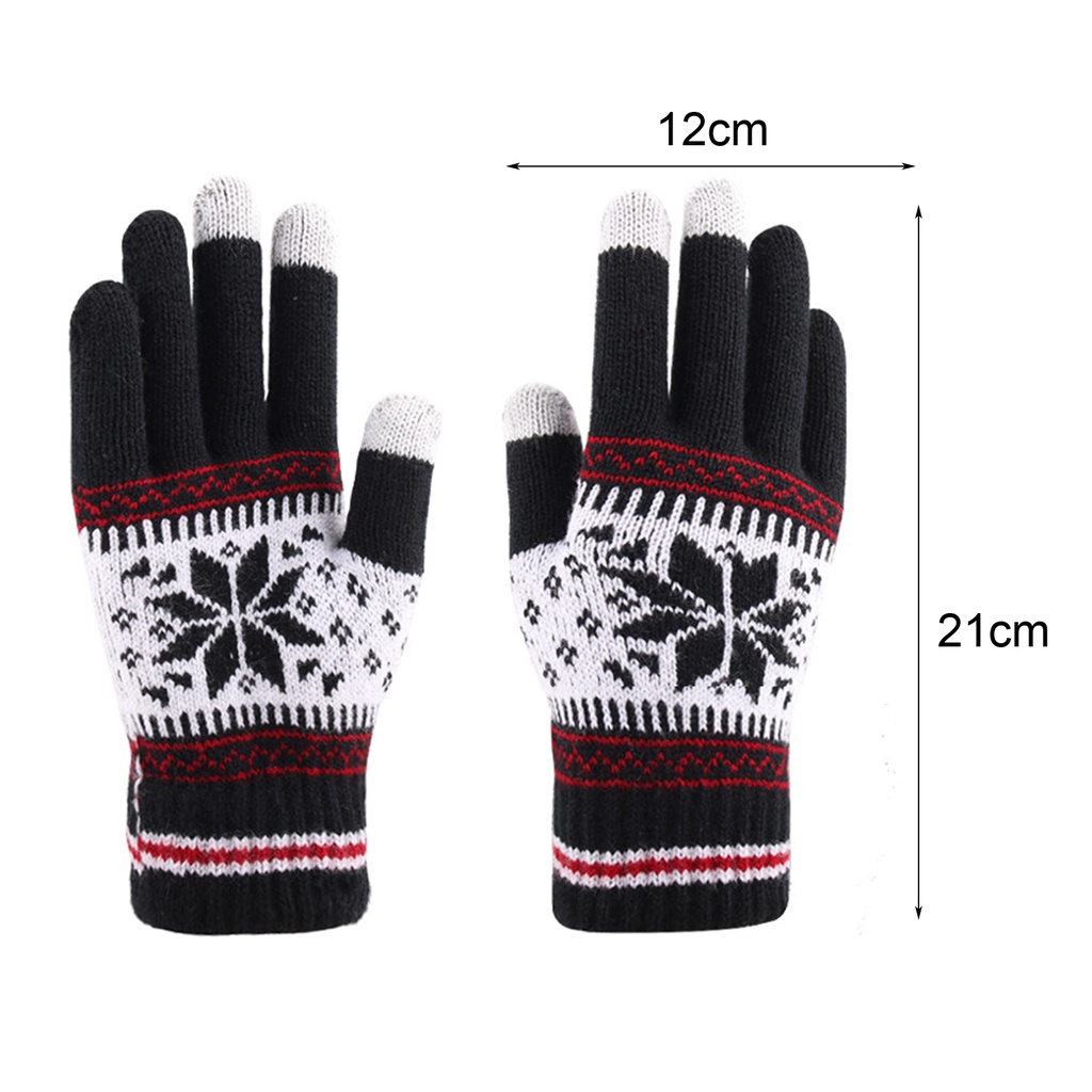 b-398-1-pair-cycling-gloves-fingers-touch-screen-sensitive-polyester-snowflake-pattern-gloves-for-winter