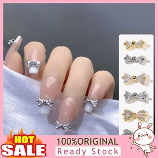 [B_398] Nail Ornament Shiny Decorating Zirconia Glitter 3D Butterfly Ornament for Female