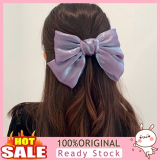[B_398] Ribbon Hairgrip Bow Hairpin Girl Hair Clip Barrette Satin Hair Accessory