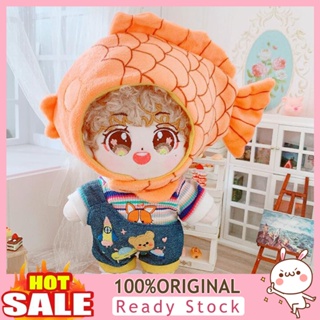 【CH】1Set Doll Toy Clothes Taiyaki Hat Hand-on Ability Trendy Kids Plush Doll Clothing Doll Supplies