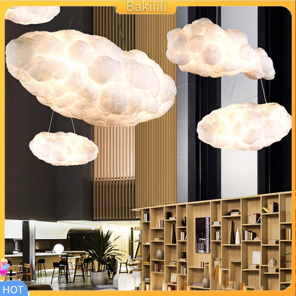 bakilili-โคมไฟเพดาน-led-รูปก้อนเมฆ-สีขาว-อายุการใช้งานยาว-สําหรับตกแต่งเนอสเซอรี่