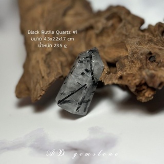 Black Rutile Quartz | ไหมดำ หรือแก้วขนเหล็ก #1 🖤 #point ป้องกันอันตรายจากภูตผี แคล้วคลาดจากอันตราย - AD gemstone