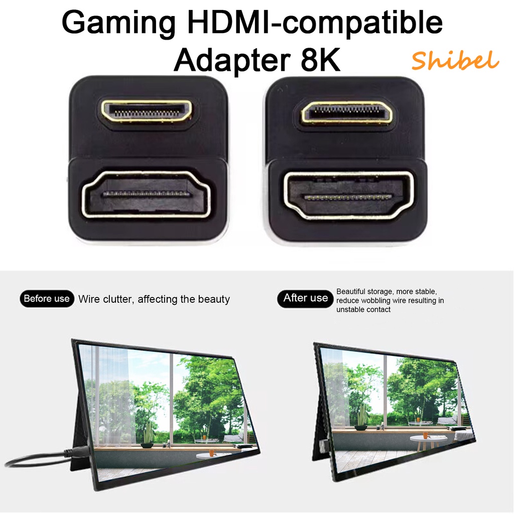 hot-อะแดปเตอร์มุม-90-องศาที่รองรับ-hdmi-l-รูปร่างชายหญิง-8k-60hz-สำหรับแล็ปท็อปพีซีกล่องทีวีรองรับการเชื่อมต่อเสียง-วิดีโอที่เสถียร