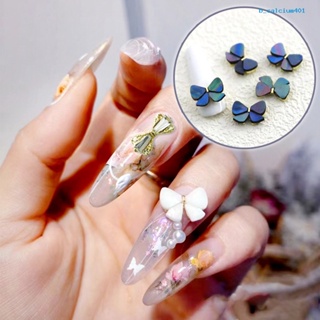 Calciummj 10Pcs Nail Ornament Shiny Surface Sparkling Bright Color Rhinestone Rust-proof Decorative Alloy Metal