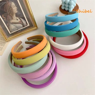 HOT_ Sweet Hair Hoop Color Hair Fixing Wide Non Hairband สำหรับชีวิตประจำวัน